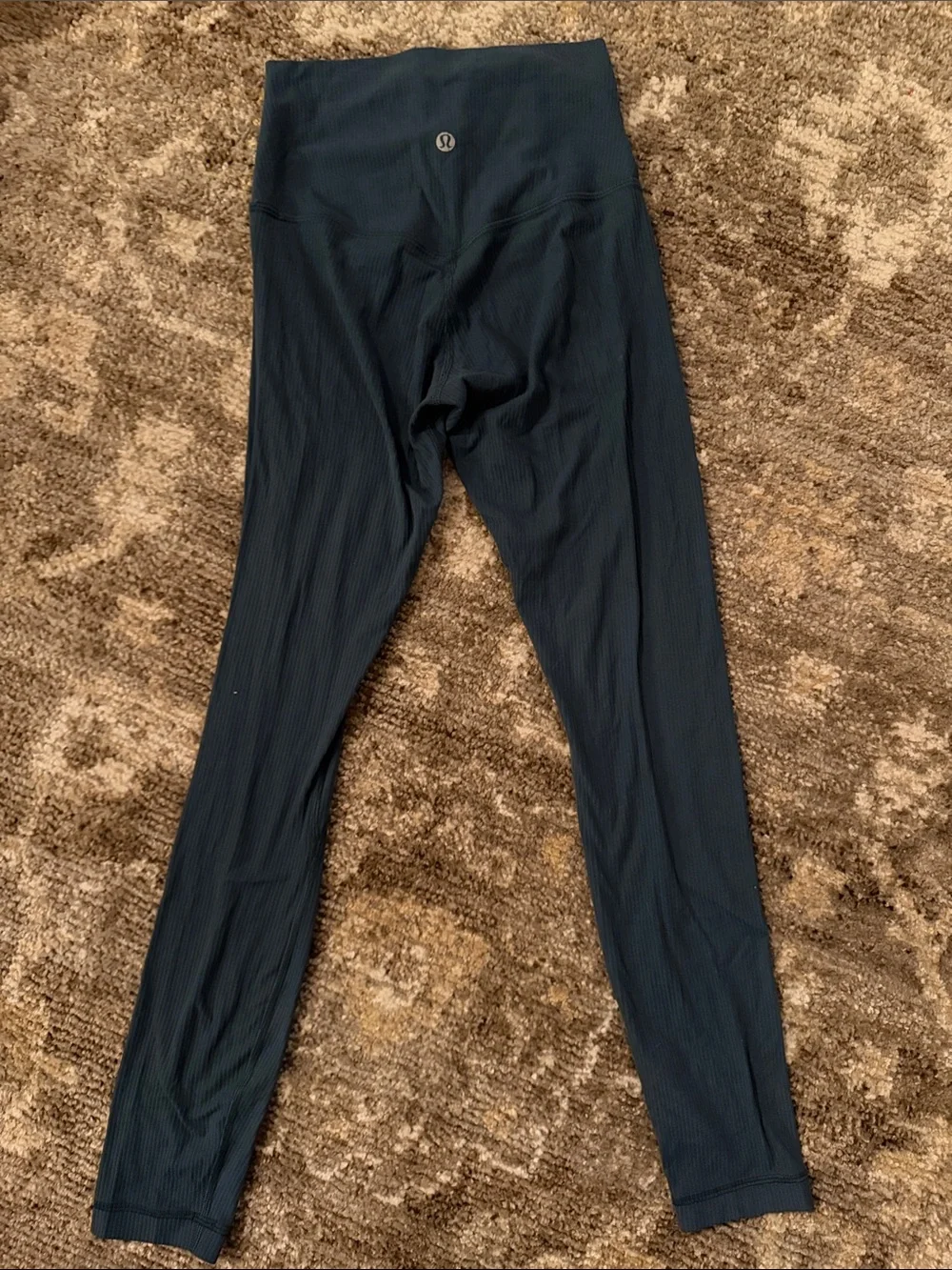lululemon athletica Black High-Rise Ribbed Leggings